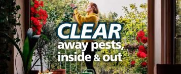 Clear away pests inside and out