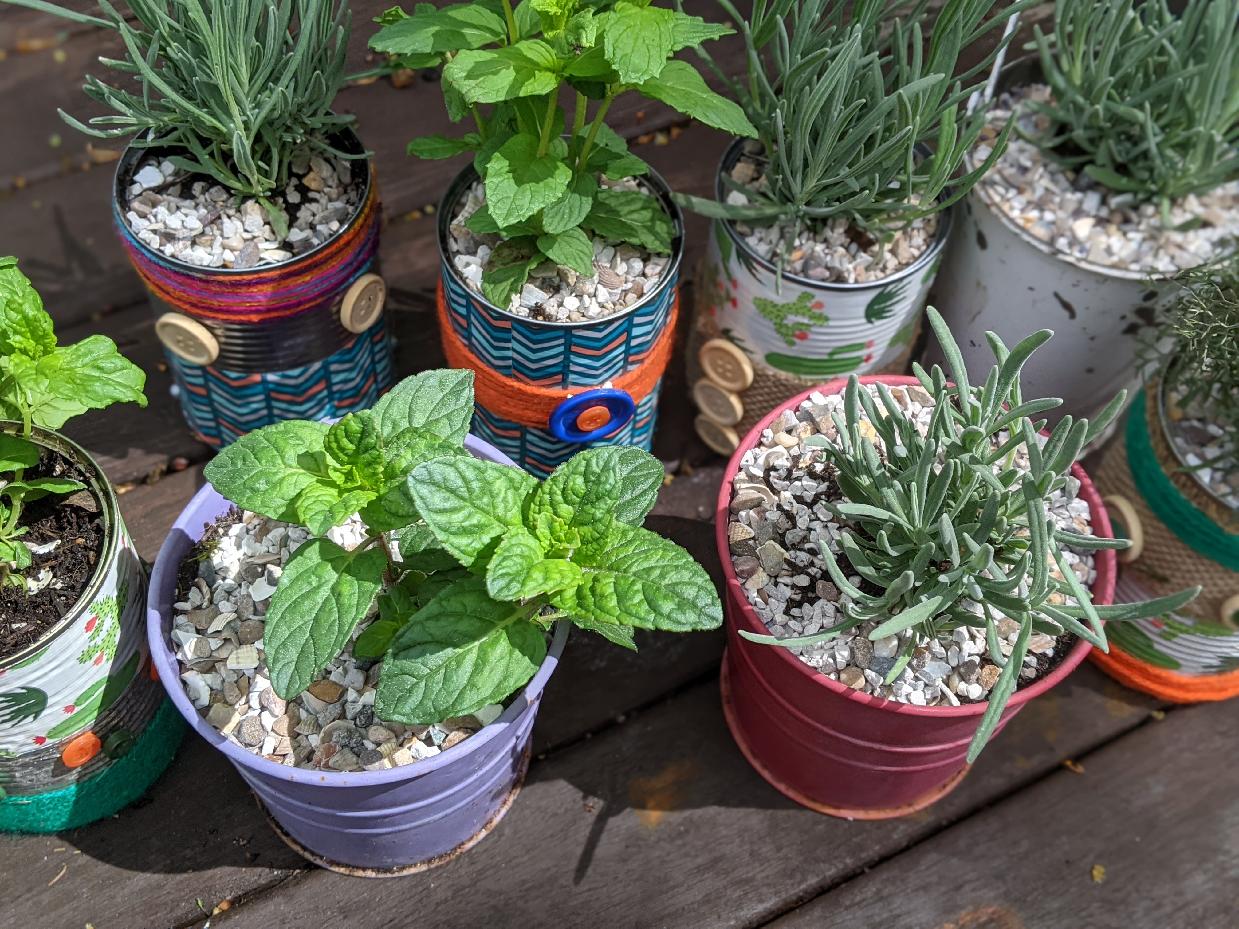 Made by one of our teams as part of a mental health gardening workshop Gardening for health