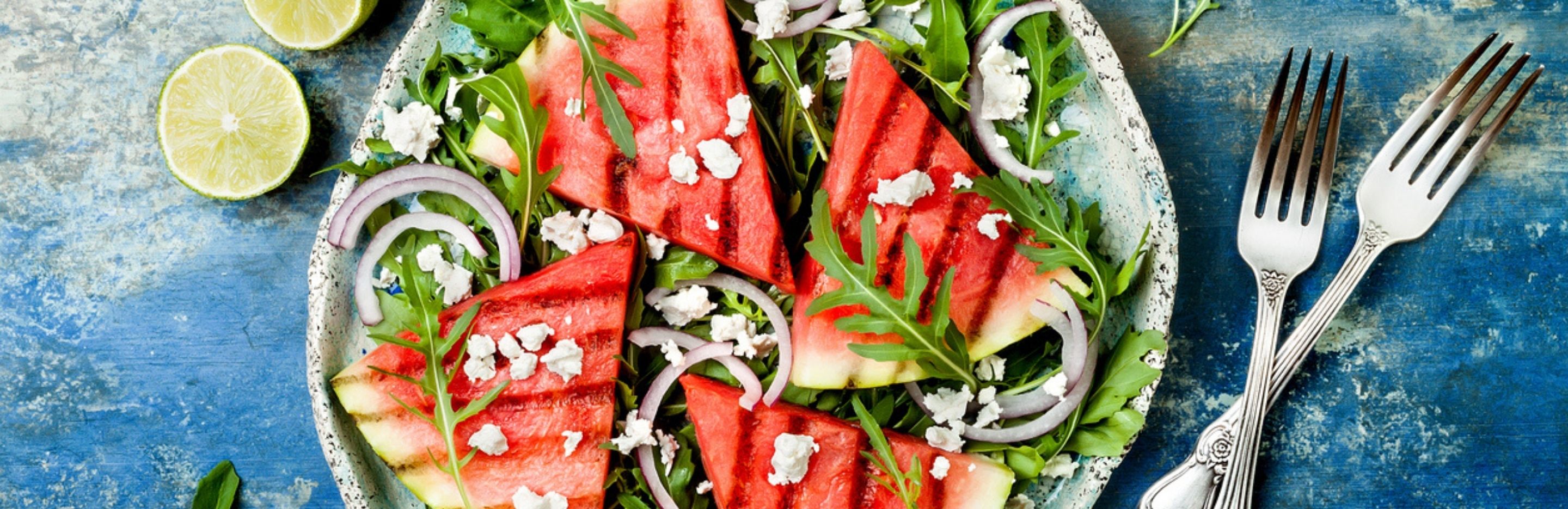 Watermelon Feta & Mint Salad