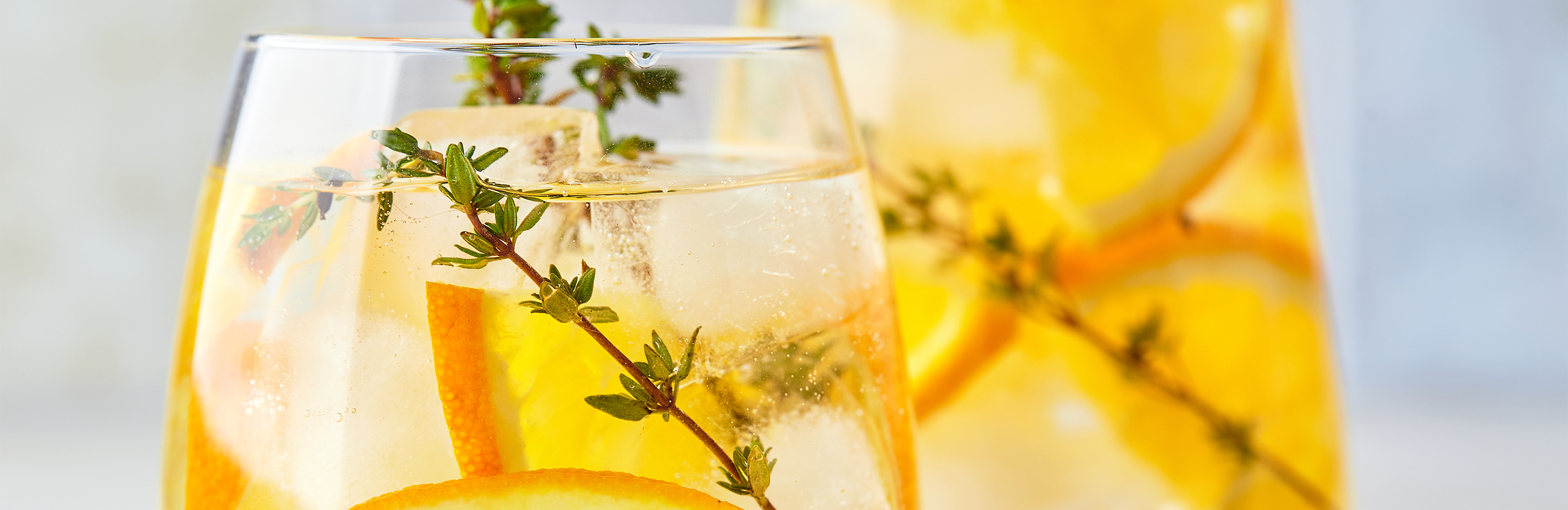 Lemon Thyme Cocktail Garnish