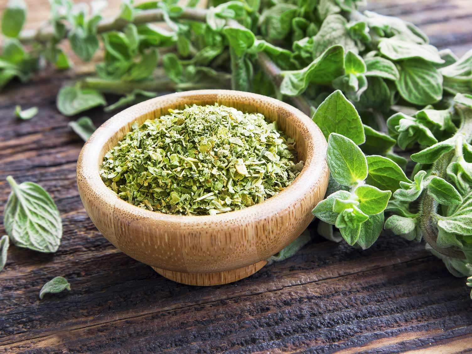 UK_fresh-oregano-and-dried-oregano.jpg Fresh oregano and dried oregano