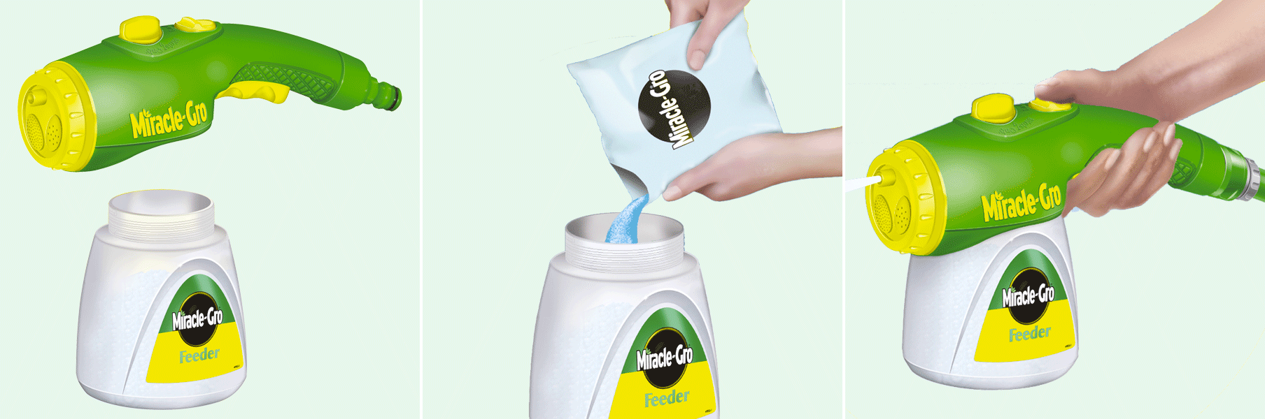Miracle-Gro Feeder How To Use Diagram