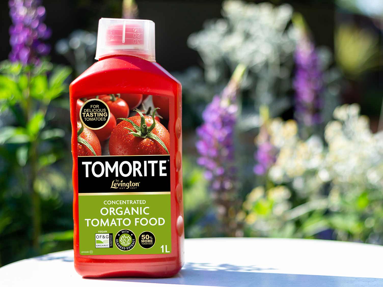 tomorite-tomato-food-on-a-garden-table.jpg Tomorite Organic Tomato Food