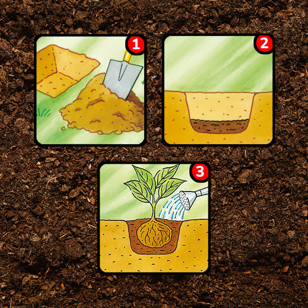 iconen-planten-in-volle-grond.jpg Substral® Terreaux sans tourbe plantation en pleine terre