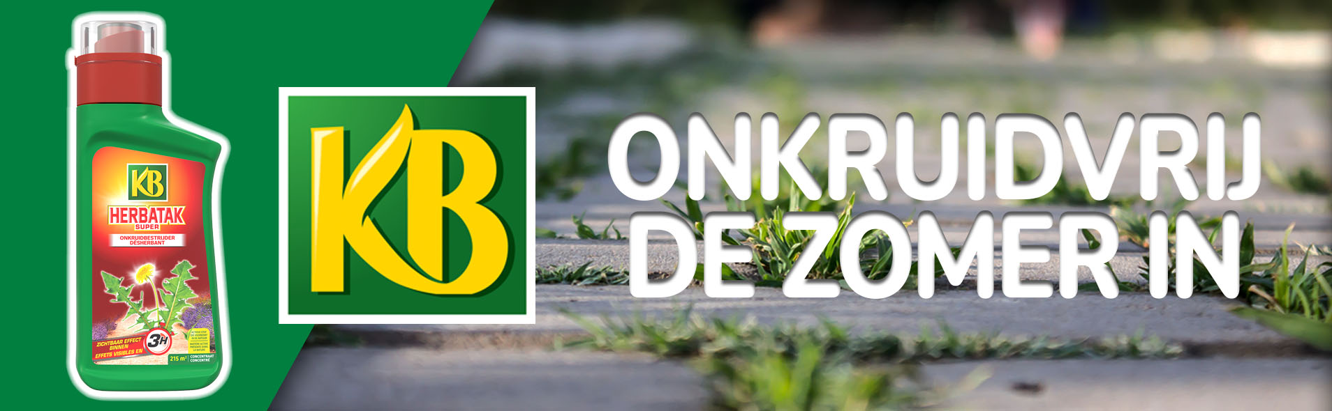 kb-herbatak-super-banner-herb050n.jpg KB® Herbatak super concentraat, onkruidvrij de zomer in