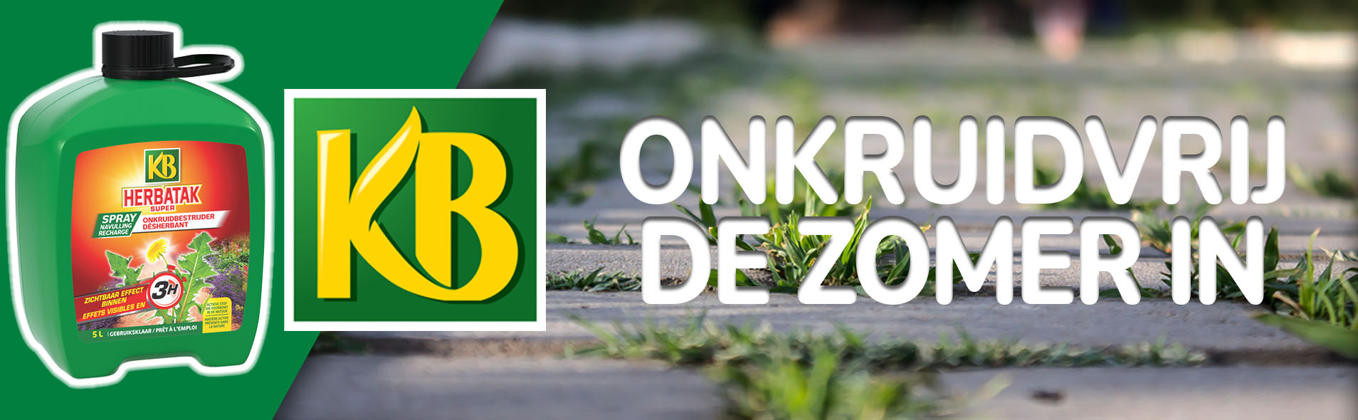 kb-herbatak-super-banner-hers500ref.jpg KB® Herbatak super spray, onkruidvrij de zomer in