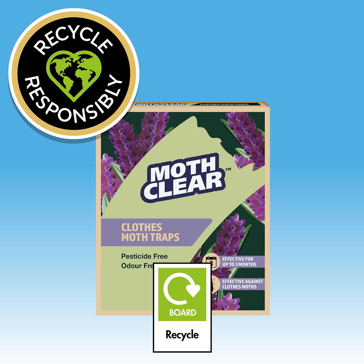 MothClear™ Clothes Moth Traps 2 traps