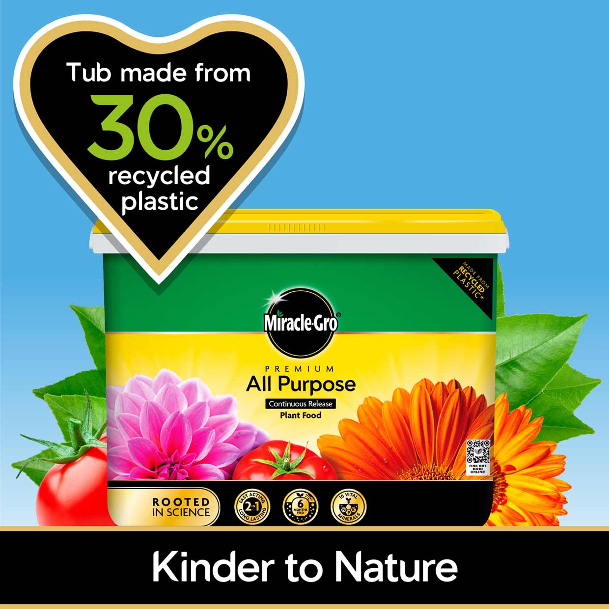 MiracleGro® Premium All Purpose Continuous Release Plant Food 2kg tub