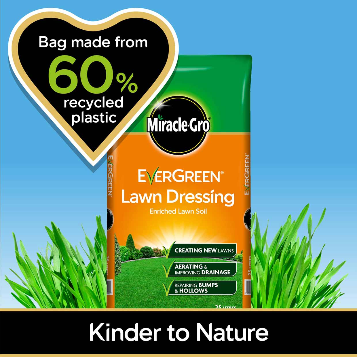 MiracleGro® Peat Free Lawn Dressing 25 litres