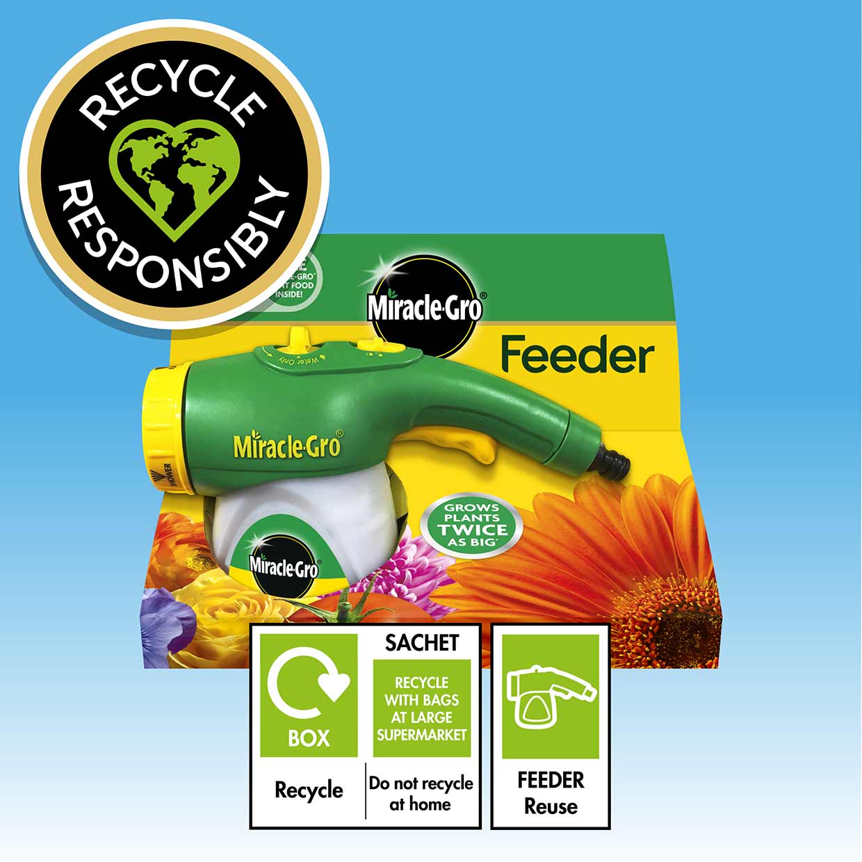 MiracleGro® Feeder, 1 unit Love The Garden