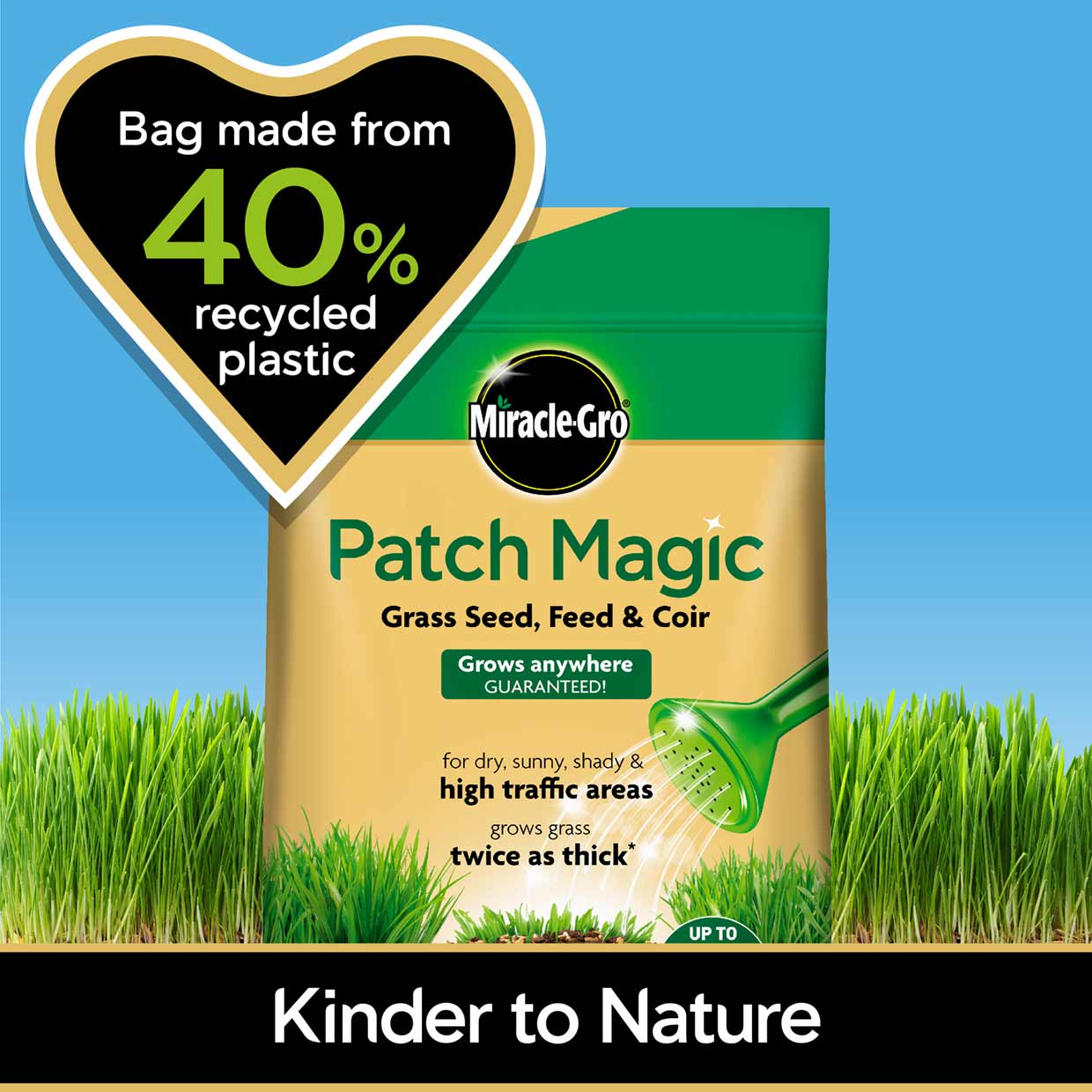 MiracleGro® Patch Magic® Grass Seed, Feed & Coir 1.5kg