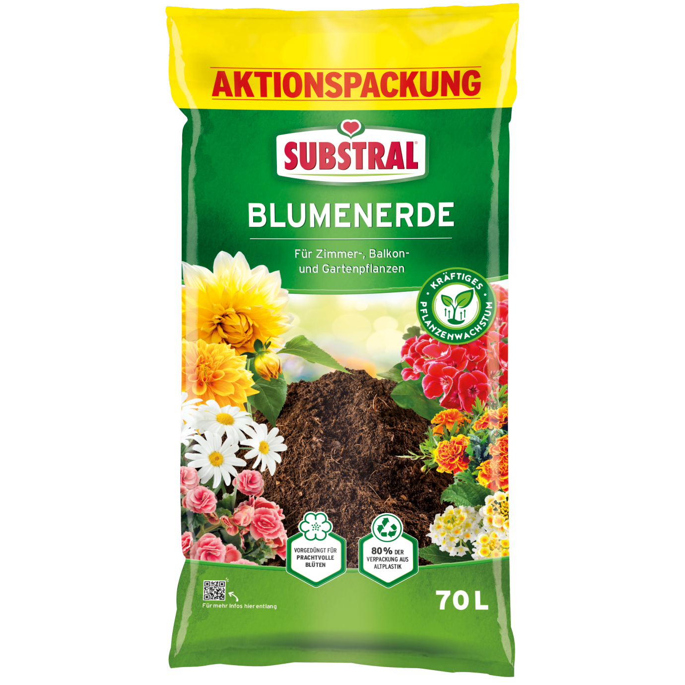 SUBSTRAL® Terra Magma® Blumenerde mit Lavagranulat, 60 L | Liebe Deinen ...