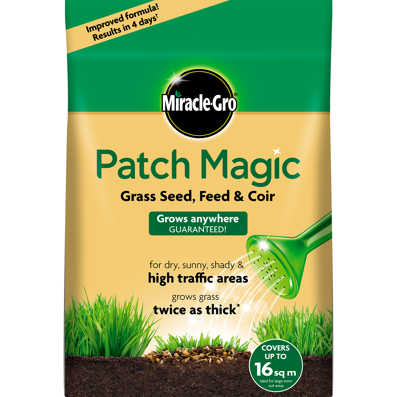 MiracleGro® Patch Magic® Grass Seed, Feed & Coir 3.6kg