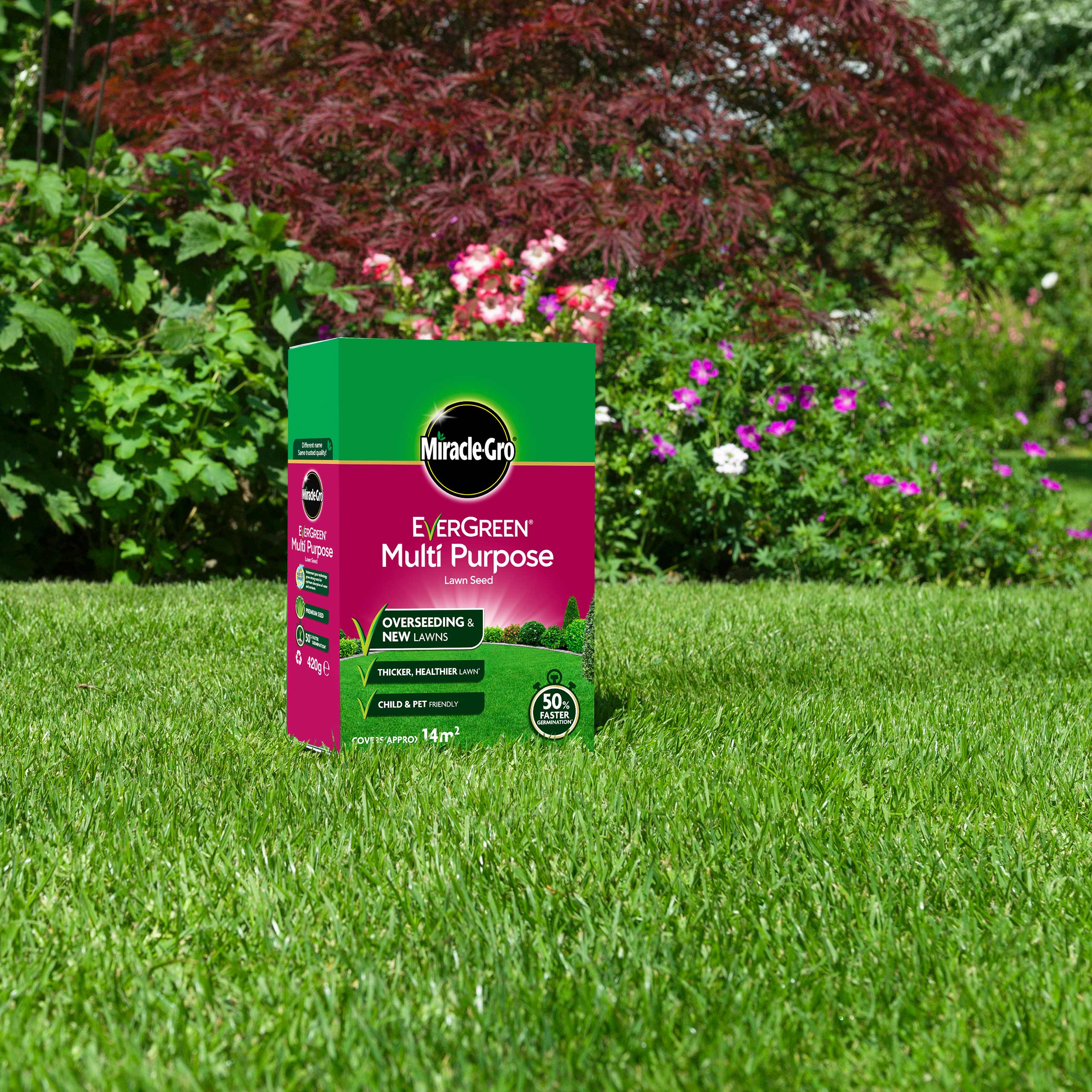 MiracleGro® EverGreen® Multi Purpose Lawn Seed 1.6kg