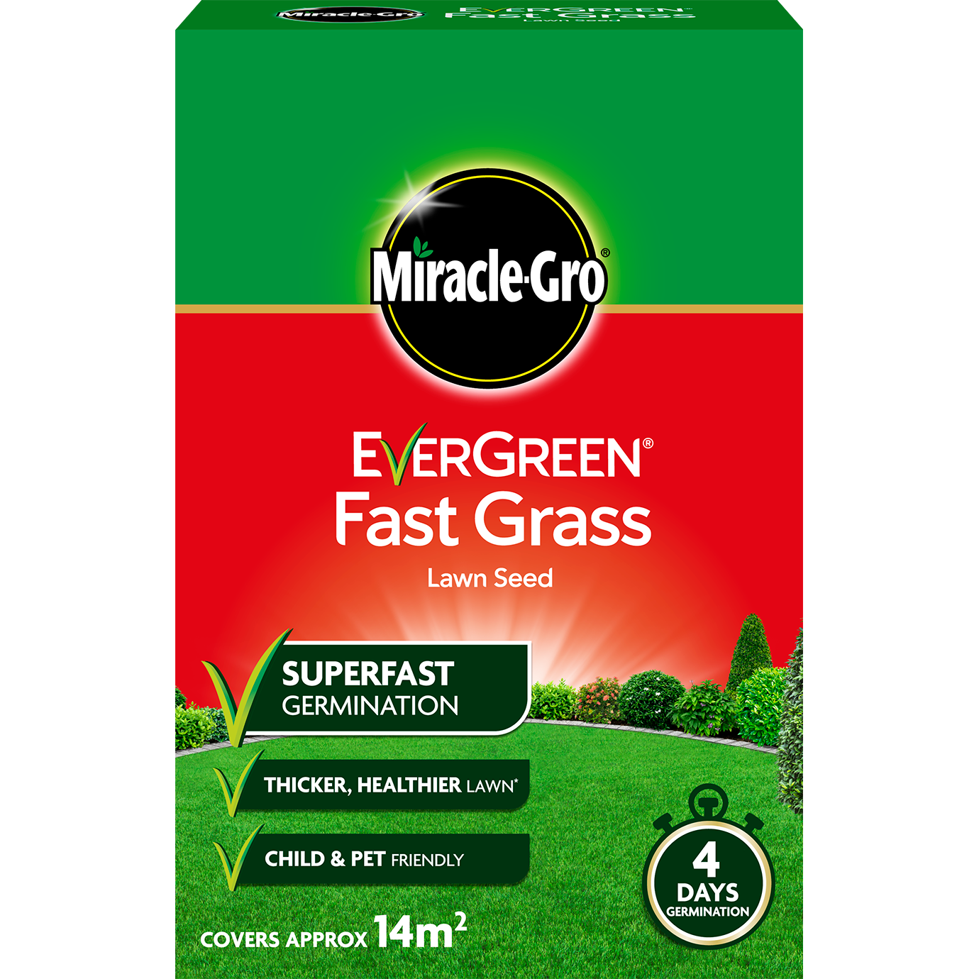 MiracleGro® EverGreen® Fast Grass Lawn Seed 420g