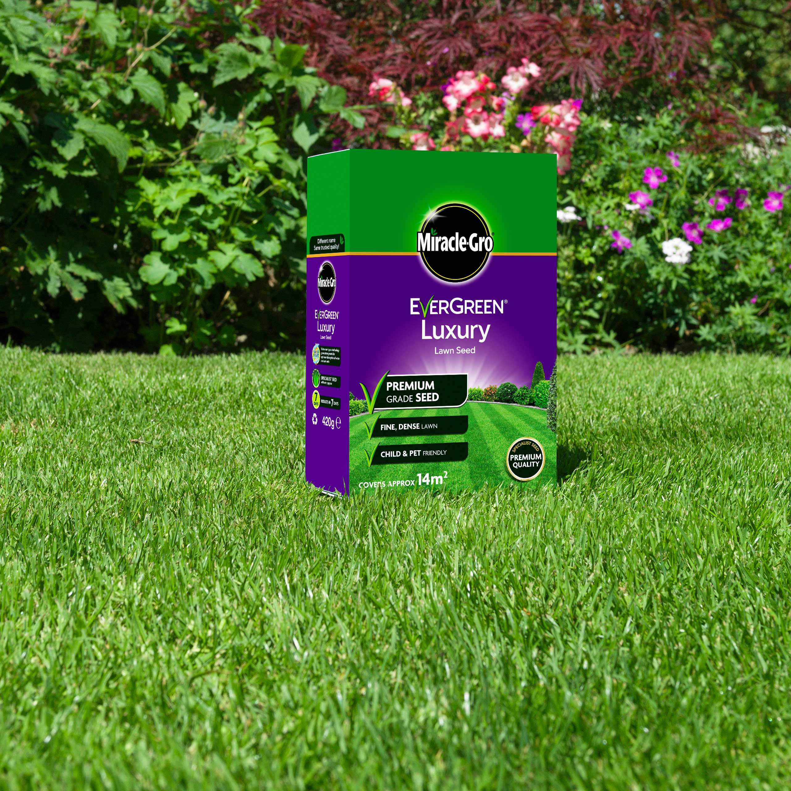 MiracleGro® EverGreen® Luxury Lawn Seed 420g