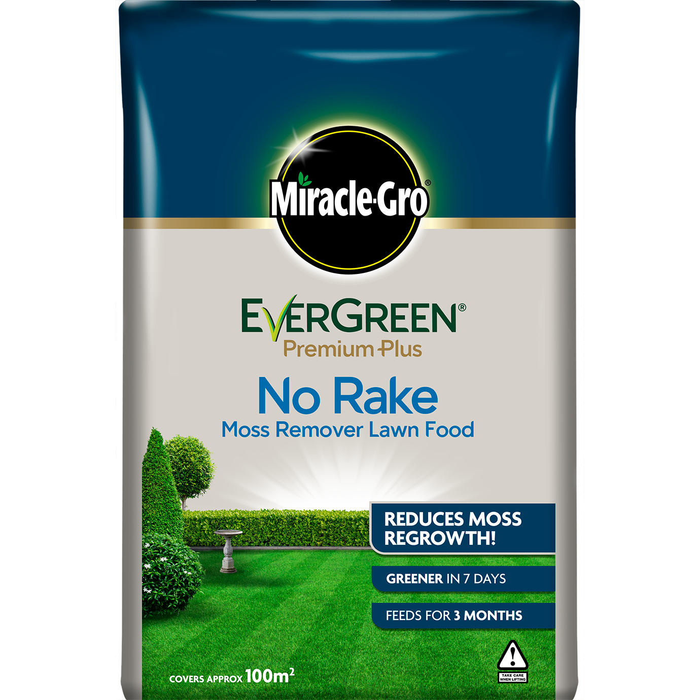 MiracleGro® EverGreen® Premium Plus No Rake Moss Remover Lawn Food