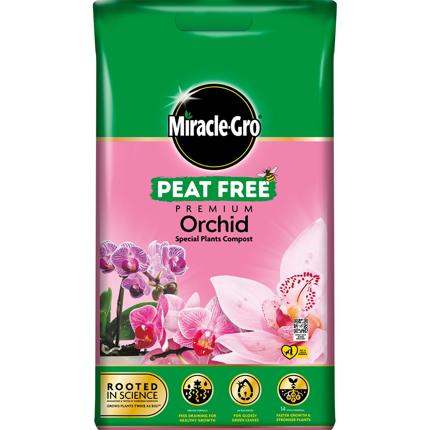 Tigerbox 3 x 6 Litre Miracle Gro Orchid Compost 