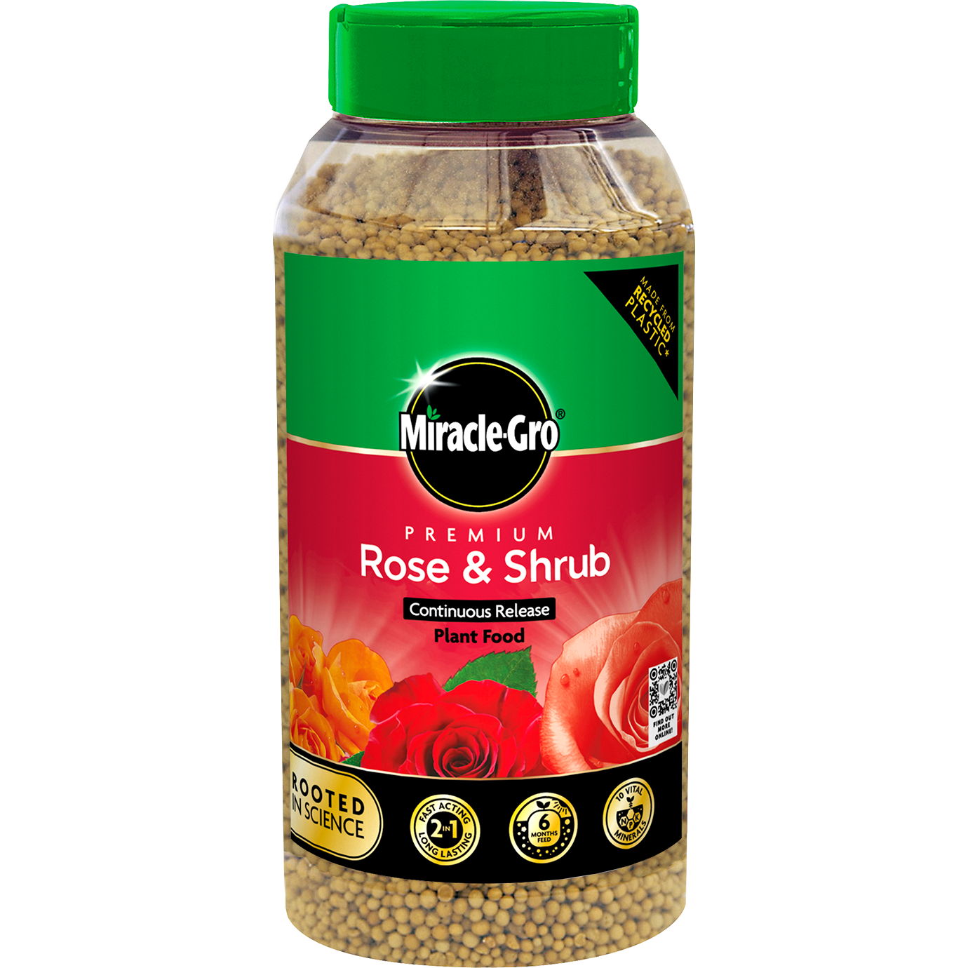 MiracleGro® Premium Rose & Shrub Continuous Release Plant Food 900g