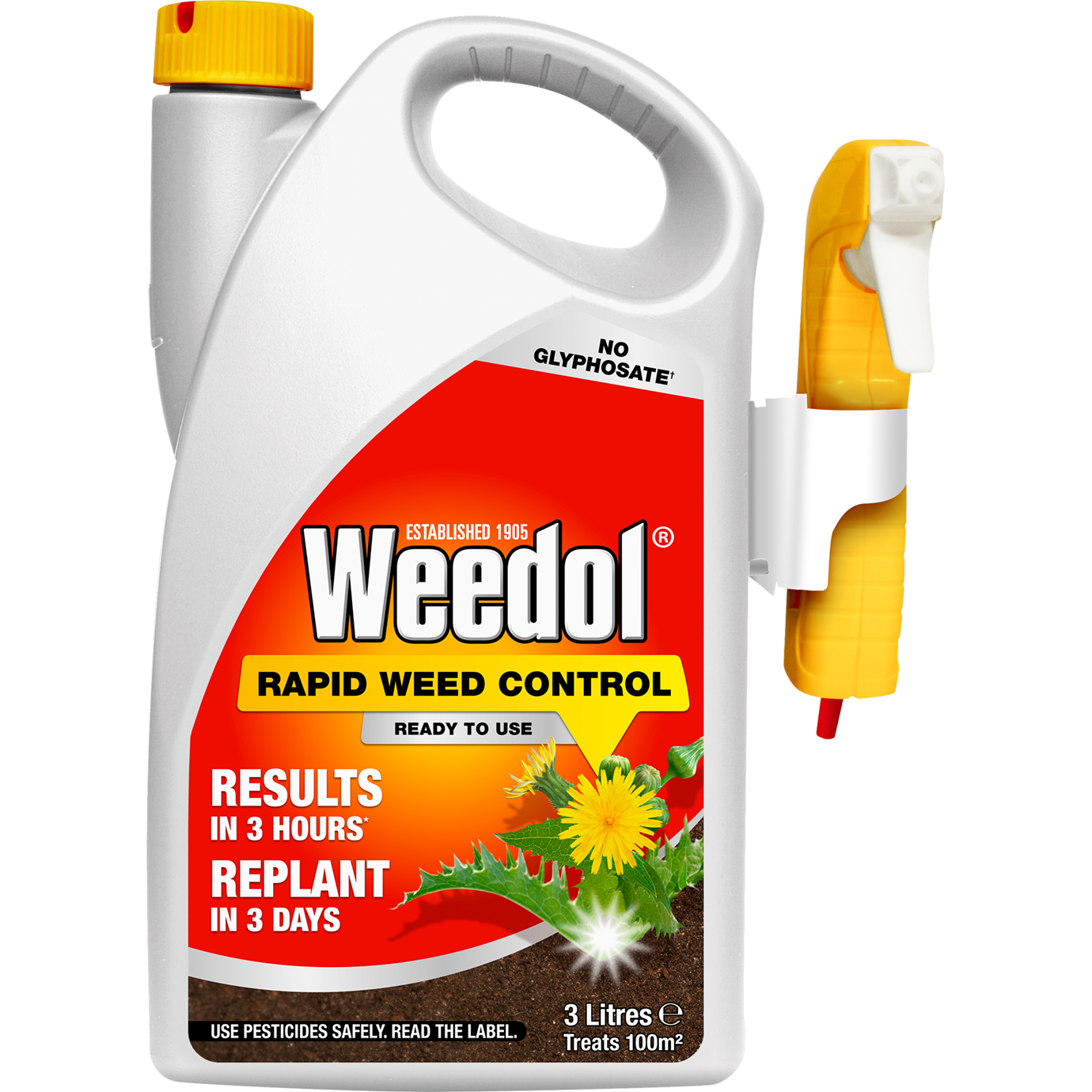 Weedol® Rapid Weed Control (Ready To Use) 3 litres
