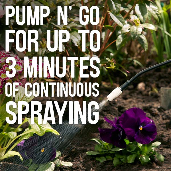 Up to 3 minutes of continuous spray