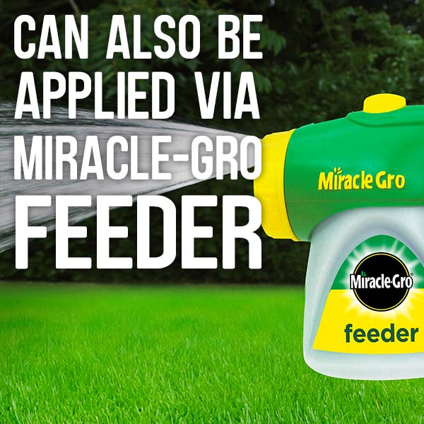 Can be applied via Miracle-Gro Feeder