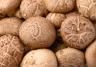 Fresh shiitake mushrooms.