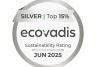 Ecovadis Sustainability Rating Silver Award