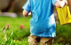 Potager Avec Des Jeunes Enfants