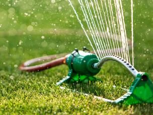 How to water a lawn
