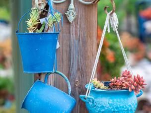 Upcycled Kitchen Pot Planter