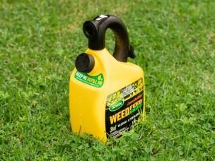 The simple solution for killing lawn weeds - Weed, Feed & Green-Up