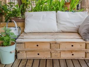 Palettenmöbel Garten oder Terrasse
