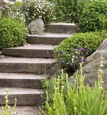 Un jardin en pente : agencer et aménager un jardin en pente