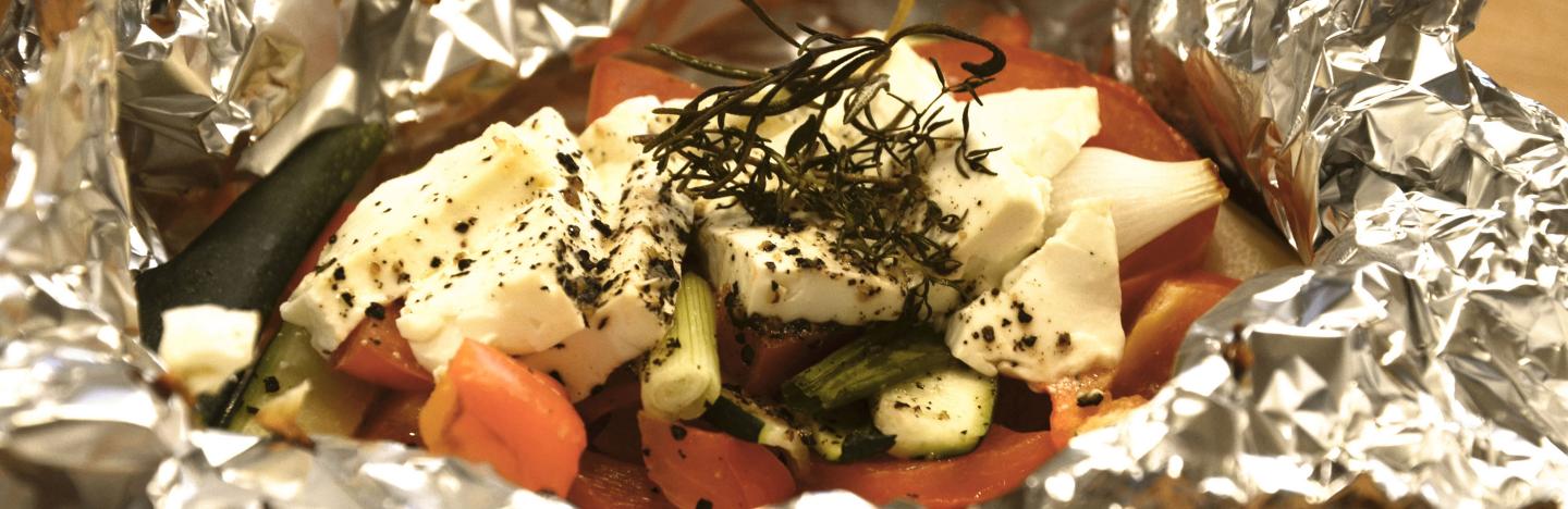 Grillgemüse mit Feta