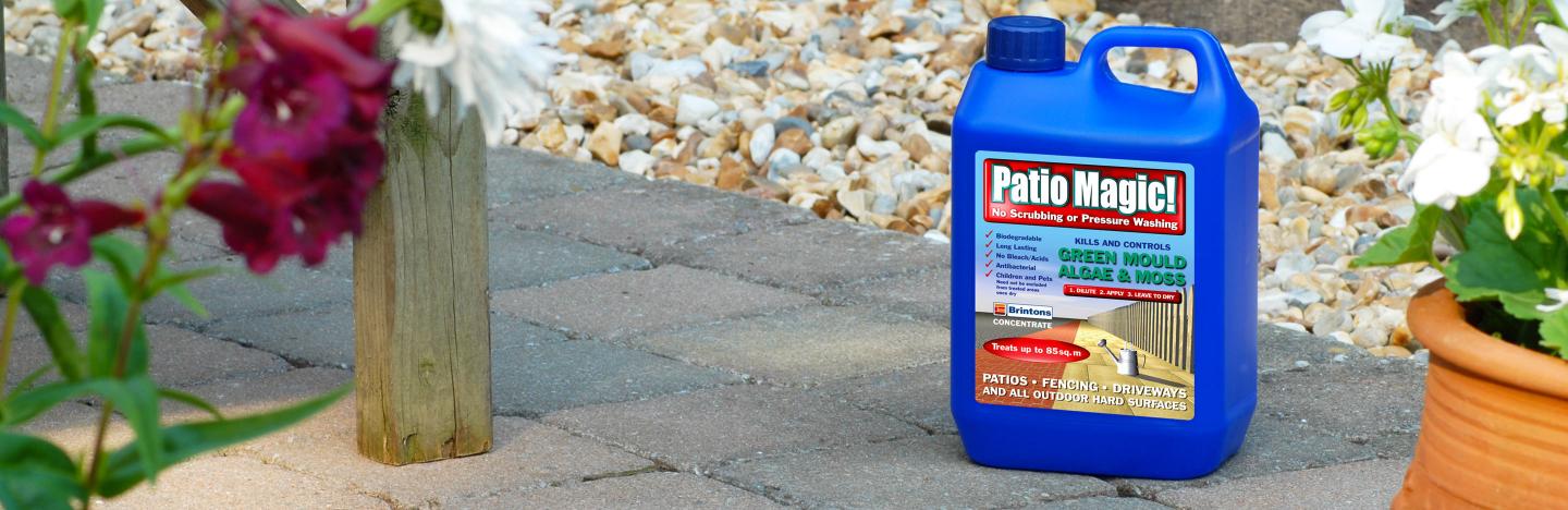 How to clean paving and patios