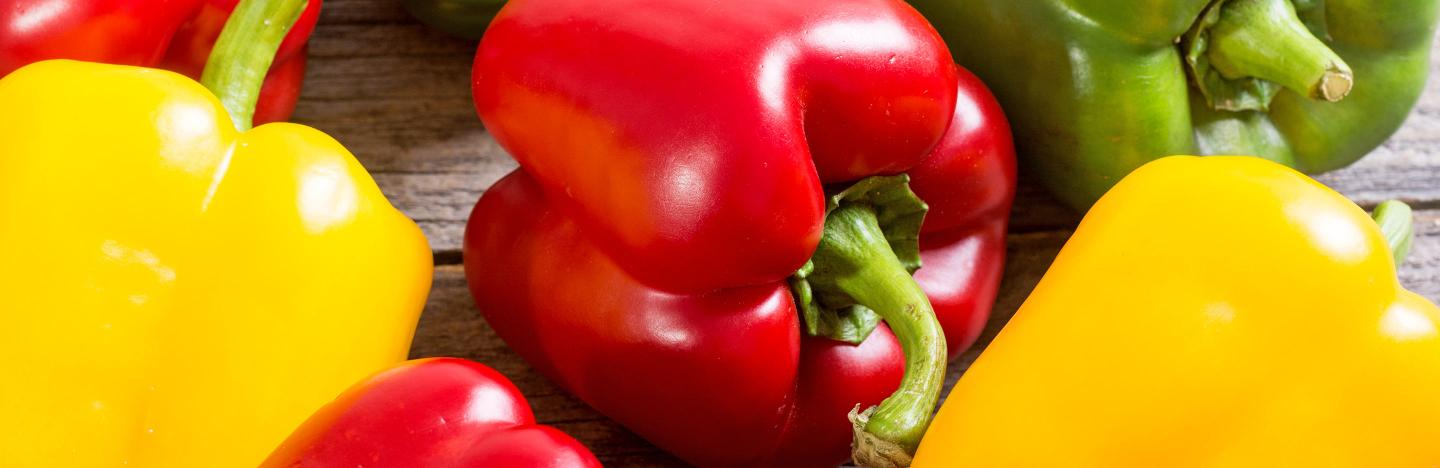 Peppers, Sweet Peppers, Bell Peppers (Capsicum annuum)
