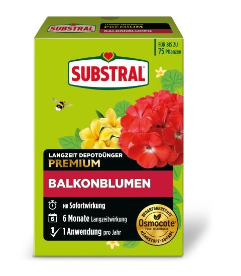 SUBSTRAL Langzeit Depotdnger Balkonblumen , 750 g | Liebe Deinen Garten DE