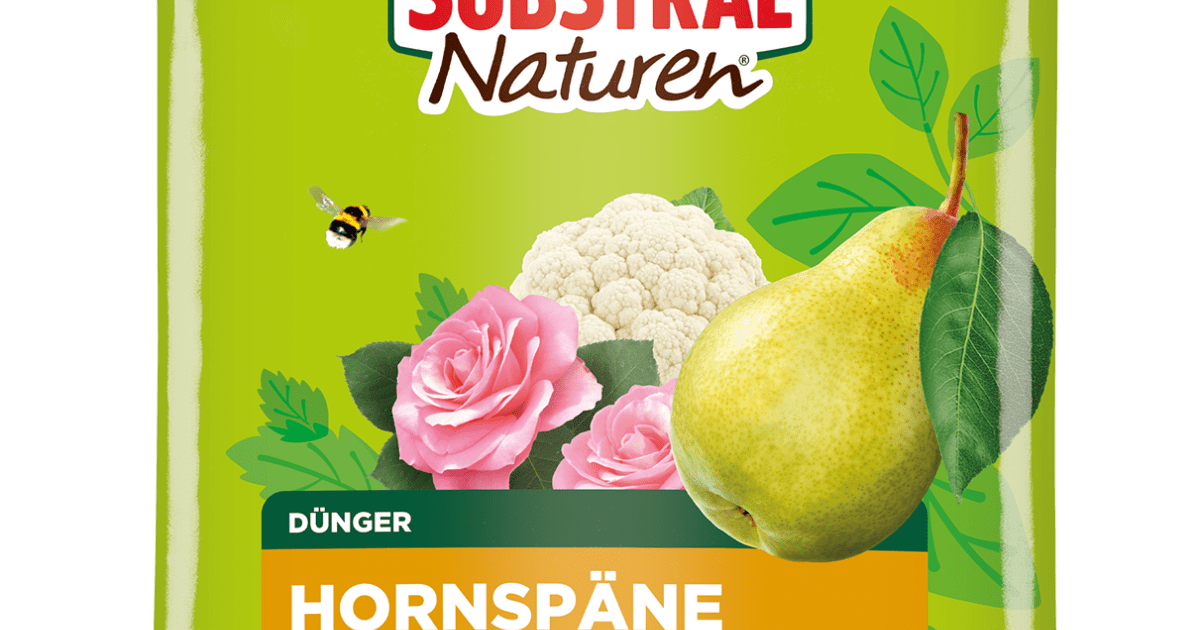 SUBSTRAL Naturen Hornspne 3 KG, 3 kg | Liebe Deinen Garten DE