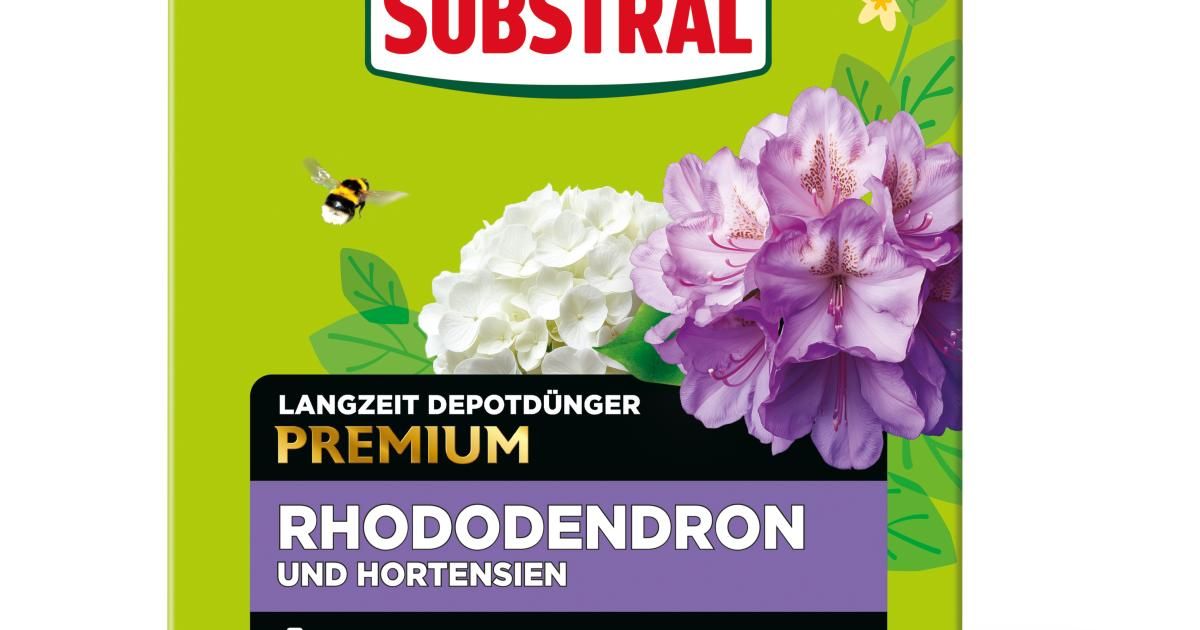 SUBSTRAL Langzeit Depotdnger Rhododendron und Hortensien , 1,5 kg | Liebe  Deinen Garten DE