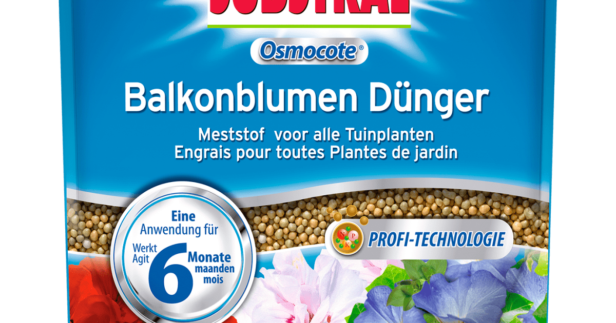SUBSTRAL® Osmocote Balkonblumen Dünger, 1,5 kg Liebe Deinen Garten