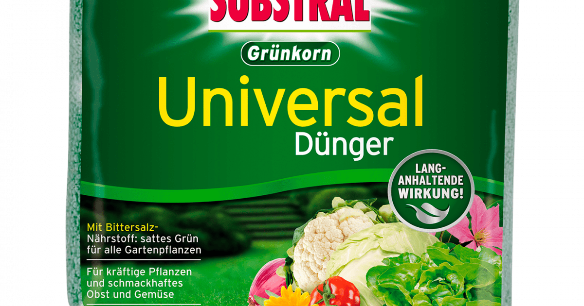 SUBSTRAL Grnkorn Universaldnger, 3 kg | Liebe Deinen Garten