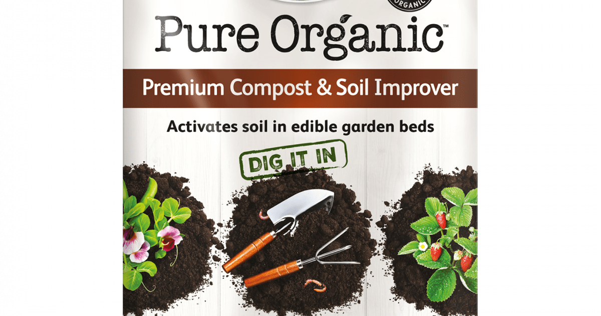 Scotts Pure Organic™ Premium Compost & Soil Improver , 25L Love The