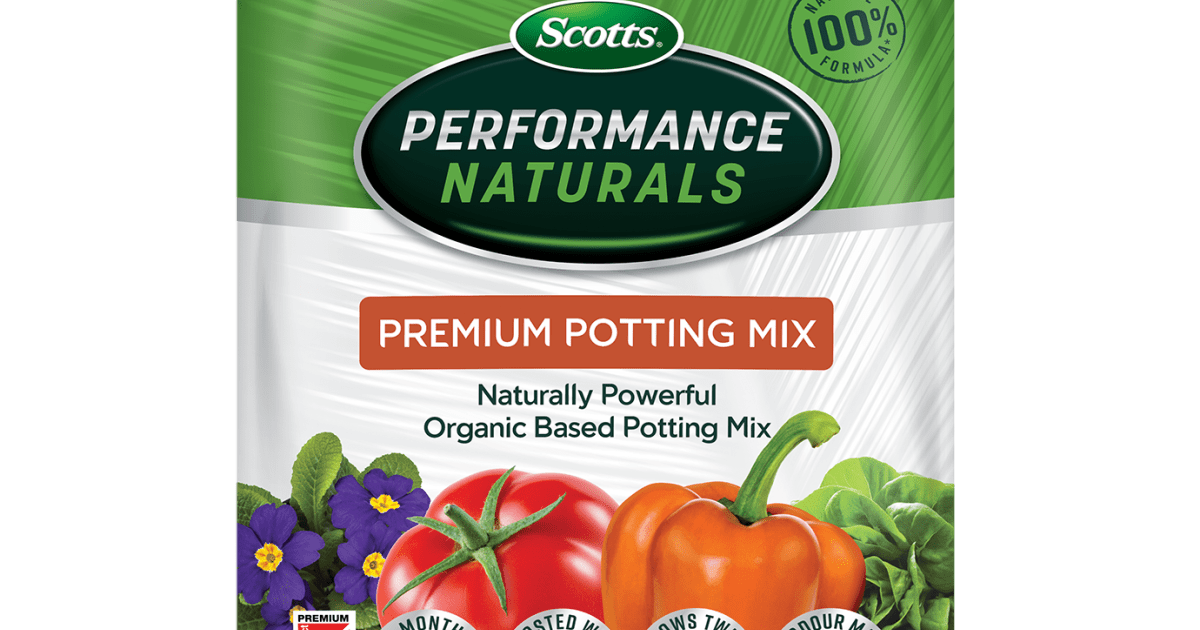 Scotts Performance Naturals Premium Organic Based Potting Mix Love The Garden