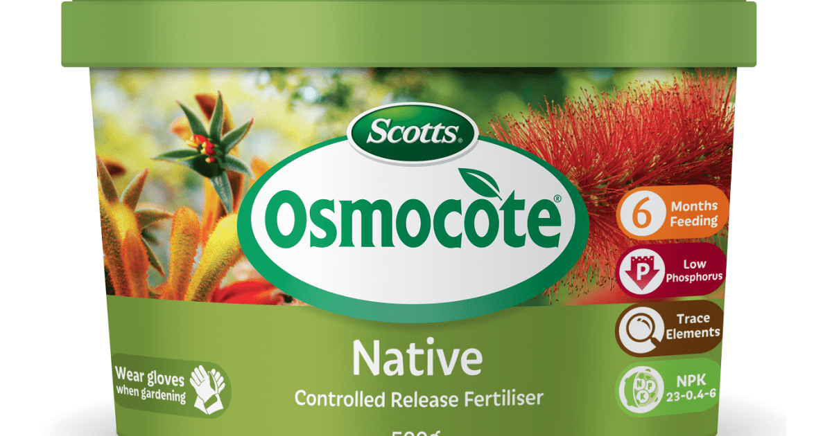 Scotts Osmocote Controlled Release Fertiliser Native 500g Love The Garden