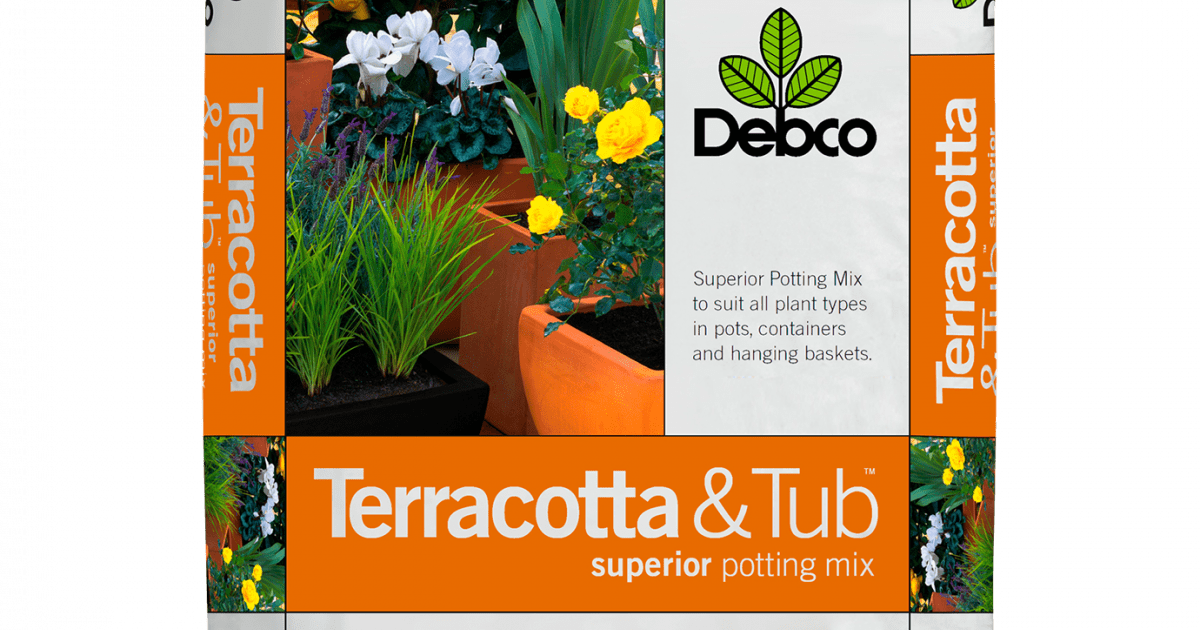 Debco® Terracotta & Tub Potting Mix, 25L Love The Garden