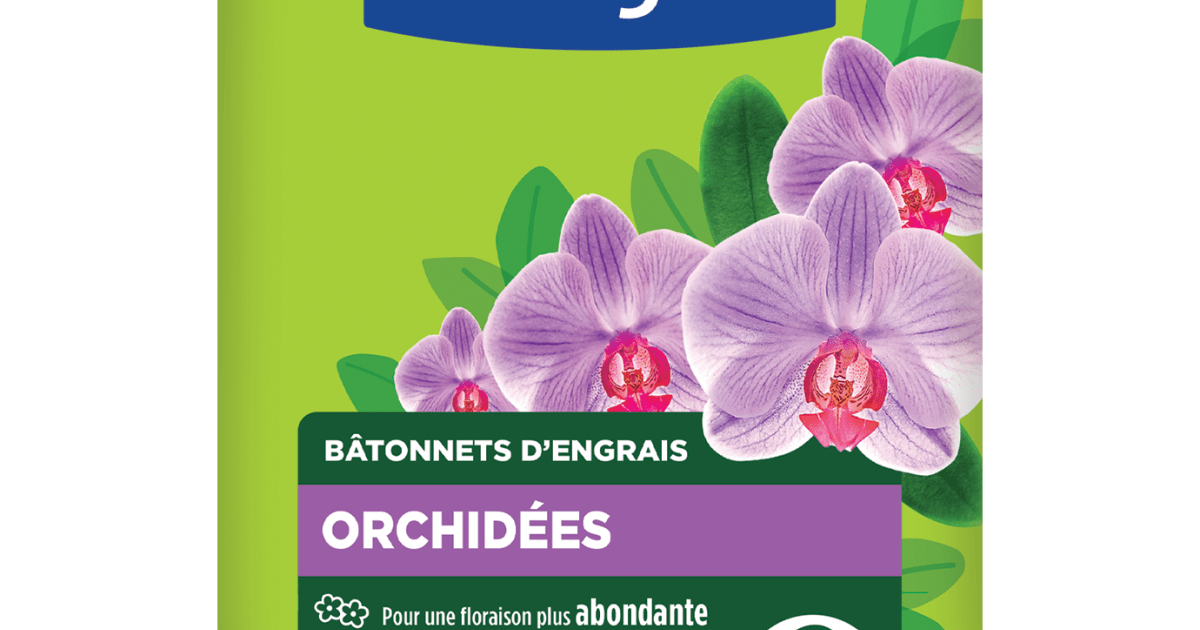 Engrais en bâtonnets pour orchidées - 18 pièces Jardin Durable