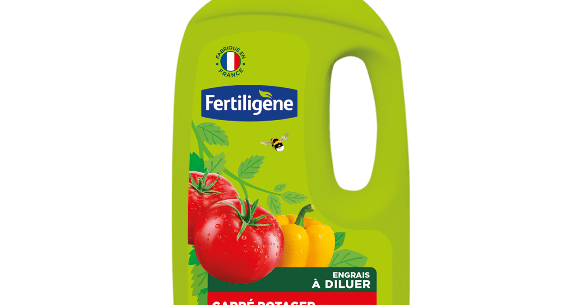 FERTILIGENE Engrais Liquide Tomates & Légumes 400ml - À Base D'algues Marines | Récoltes Abondantes En 7 Jours