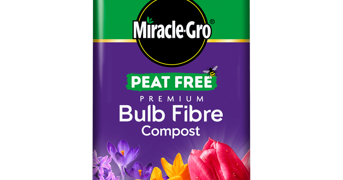 Miracle-Gro® Peat Free Premium Bulb Fibre Compost, 10L