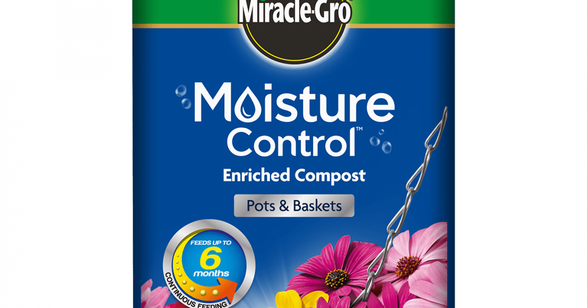 MiracleGro® Moisture Control™ Enriched Compost Pots & Baskets